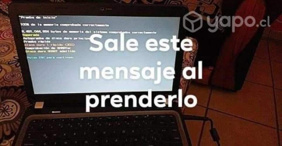 Notebook para arreglo