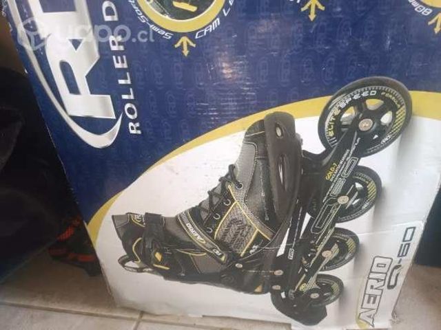 Patines roller nuevos. Con rodilleras