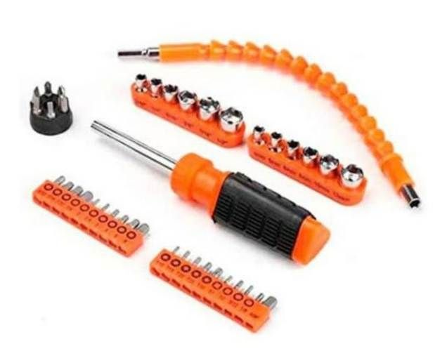 Destornillador multiusos 43 piezas de acero!