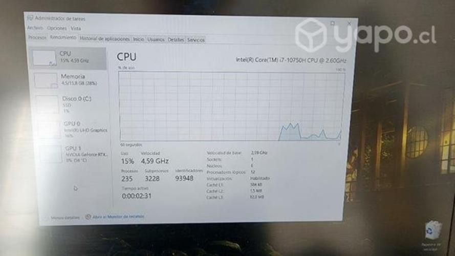 Nootbook gamer MSI GS66 stealth