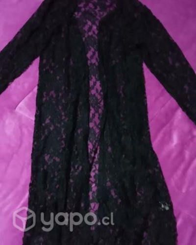 Tapadito largo. negro de encaje Nuevo