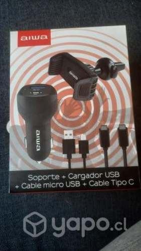 Pack soporte porta celular