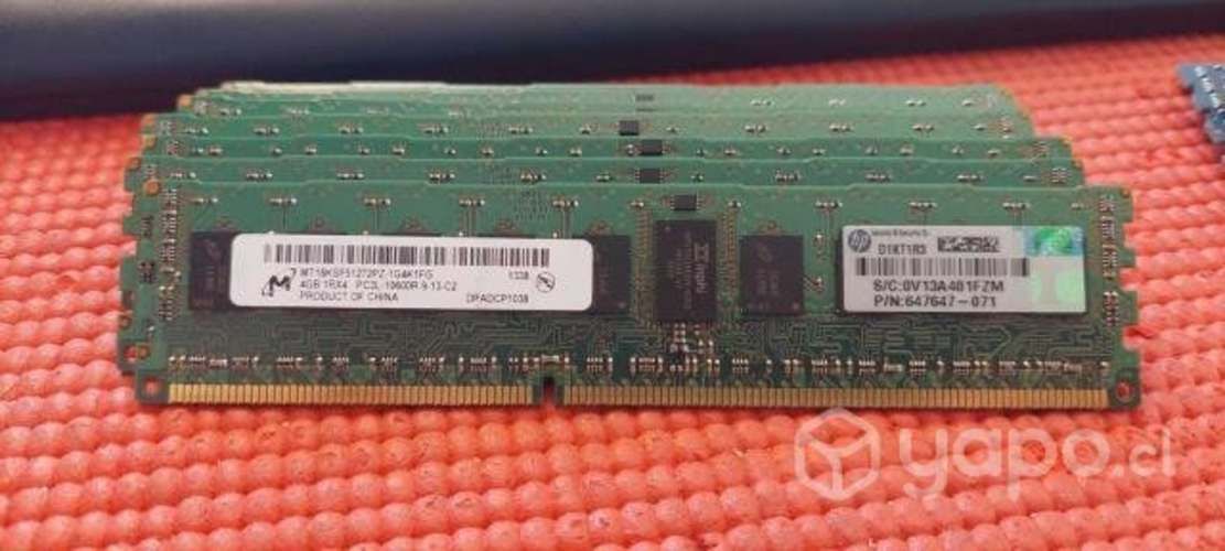 Memoria servidor 4gb