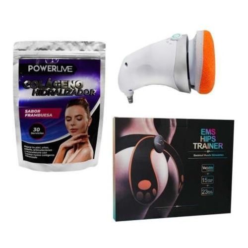 Combo fitness colágeno + masajeador+ tonificador m
