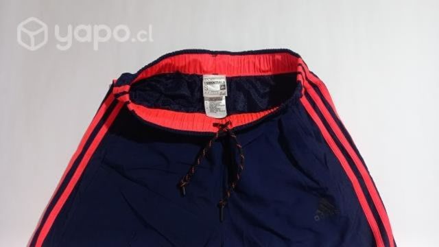 PANTALON DE BUZO ADIDAS color AZUL rayas rojas