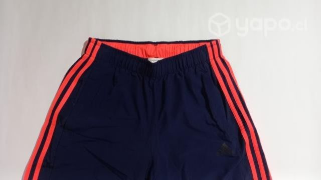 PANTALON DE BUZO ADIDAS color AZUL rayas rojas