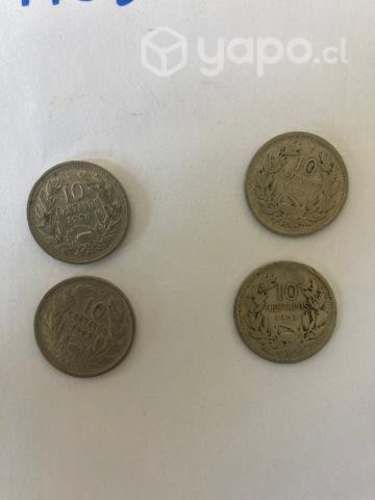 Coleccion monedas antiguas de chile