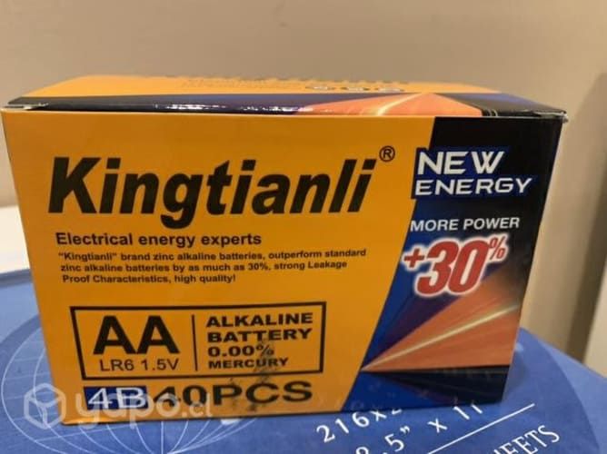 Pilas alcalinas kingtianli AA