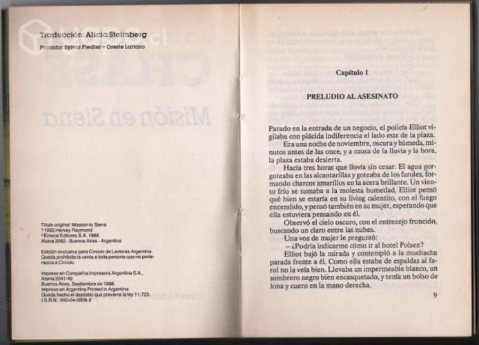 Misión En Siena James Hadley Chase