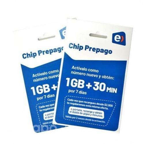 Chip prepago entel al mayor
