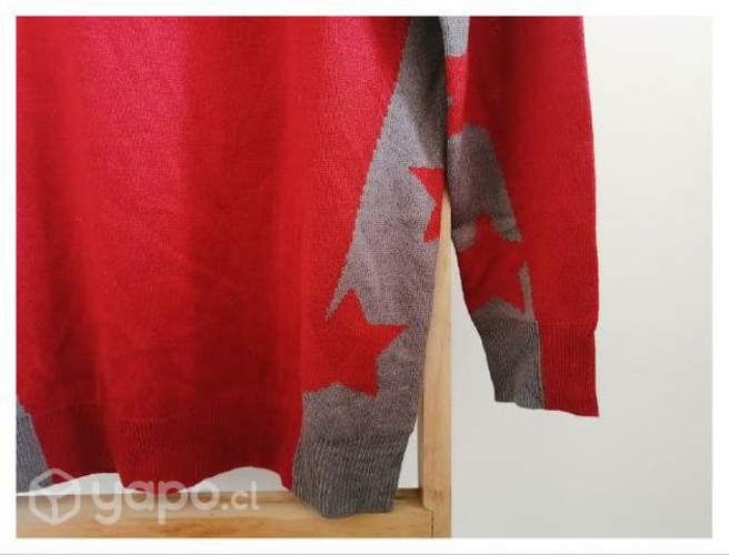 Chaleco rojo con estrellas