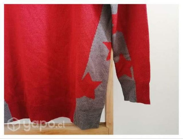 Chaleco rojo con estrellas