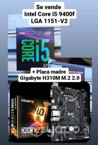Procesador Intel Core i5 9400f + Placa madre