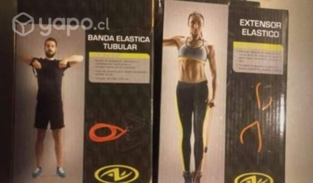 Banda elastica,extensor elastico nuevos,y peso par