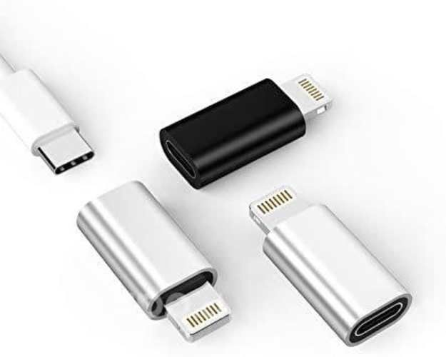 Adaptador otg para iphone lighting a tipo c