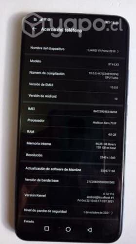 Huawei y9 prime 2019