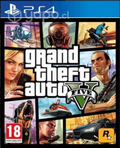 Juego GTA V Ps4 Disco fisico, casi nuevo