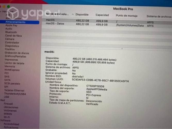 Macbook Pro 2014 15" i7/512gb