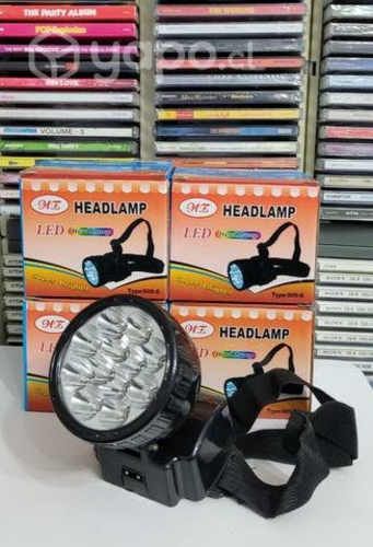 Linterna led frontal recargable