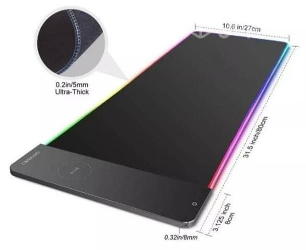 Cargador inalámbrico Philips + Mouse pad Gamer