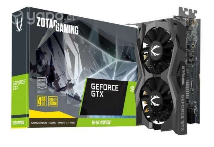 Tarjeta gráfica GTX 1650 Super ZOTAC GAMING 4gb 12
