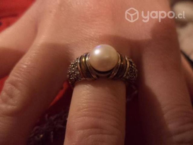 Anillos plata con oro