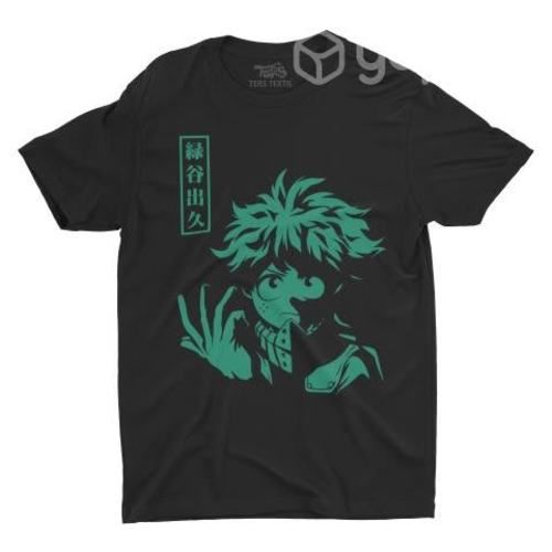 Polera Izuku Midoriya My Hero Academia Anime Manga
