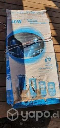 LUCES LED SOLARES EXTERIOR 40w
