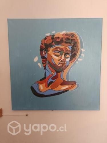 Pintura Escultura Pop (50x50 cm)