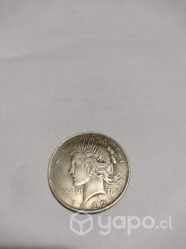 Moneda de plata liberty 1922