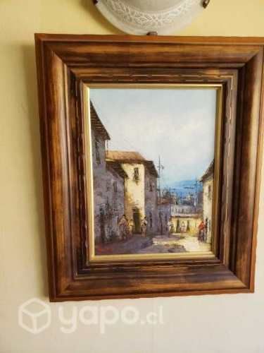 Cuadros en perfecto estado, pintados al oleo