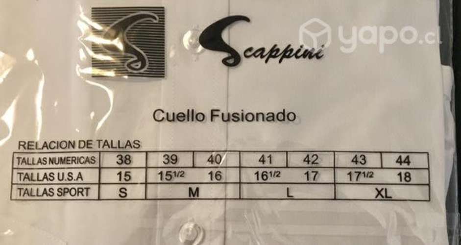 Camisas Talla L Marca Scappini