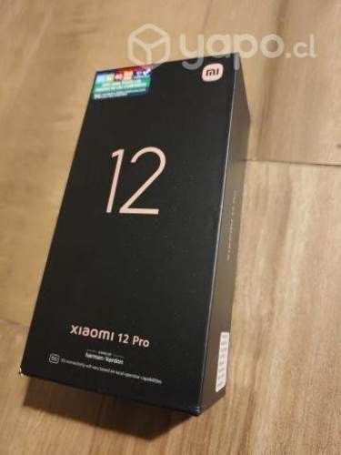 Xiaomi 12 pro 256gb nuevo, con boleta