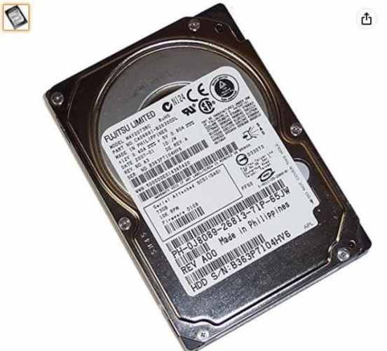 Fujitsu ca06681-b26400su - 73gb 10k sas 2.5&quot;
