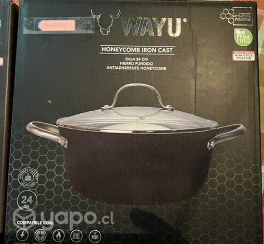 Olla 24cm con tapa wayu