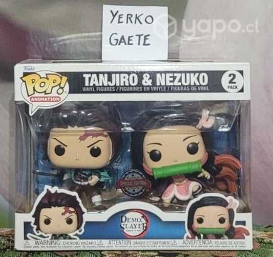 Funko de Nezuko y Tanjiro
