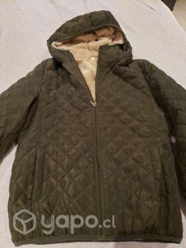 Parka forrada piel sintética