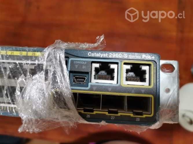 Switch cisco 2960-s Poe+ de 24 + sfp
