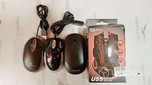 Mouse 3 con cable y 1 inalambrico