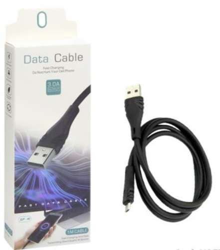 Cable USB Micro 5Pin 3.0A Fast Charge & Data, 1mts