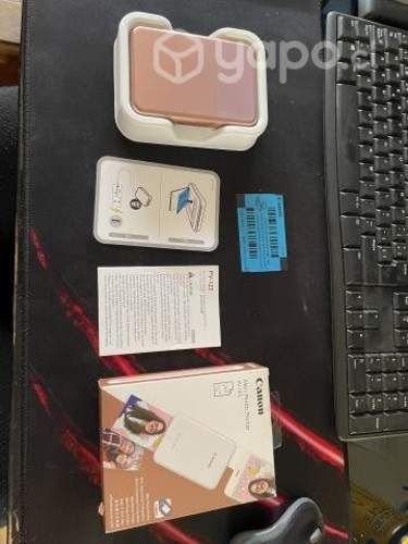 Mini photo printer + 30 papeles de fotos