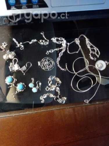 Lote de joyas de plata