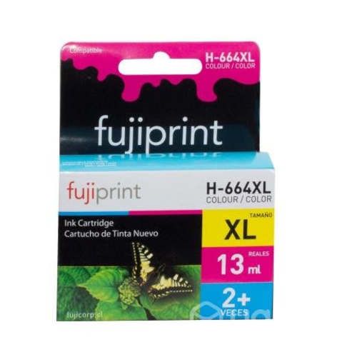 Tinta para HP 664 Color 13 ml marca Fujiprint