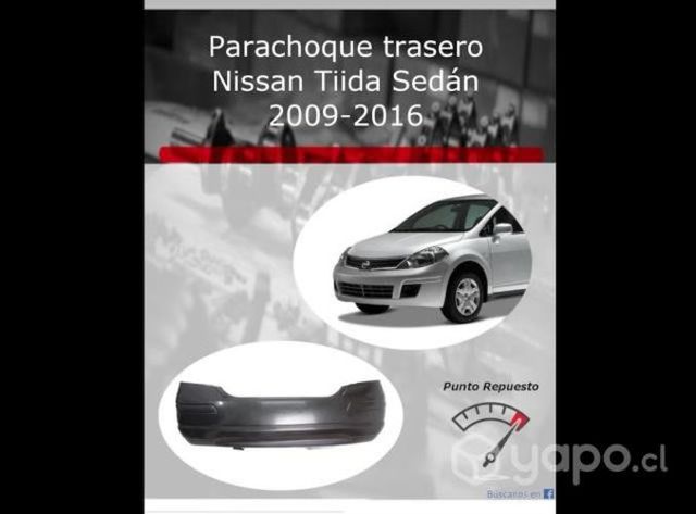 Parachoque trasero Nissan Tiida Sedan