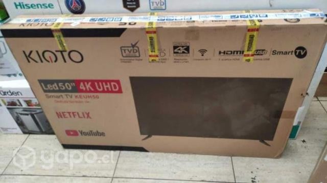 Smart tv Kioto 50 pulgadas KEUH 2 usb 3 hdmi