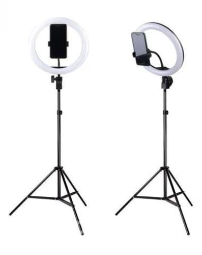 Aro de luz led De 20 cm Con Soporte para teléfono