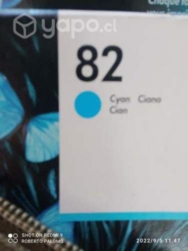 Tinta HP 82 cyan original de 28ml