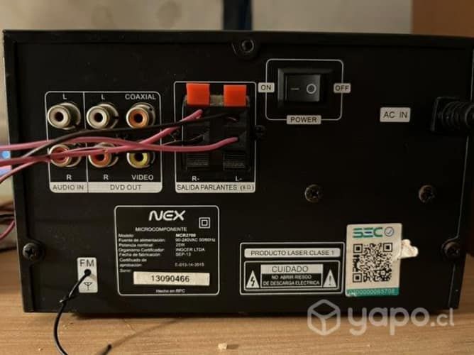 Parlantes JVC Víctor + Equipo BT NEX Video DM