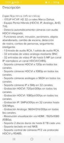 Xvr 32 canales pentahibrido