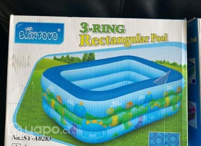 Piscina Inflable 130x90x50cm tres anillos